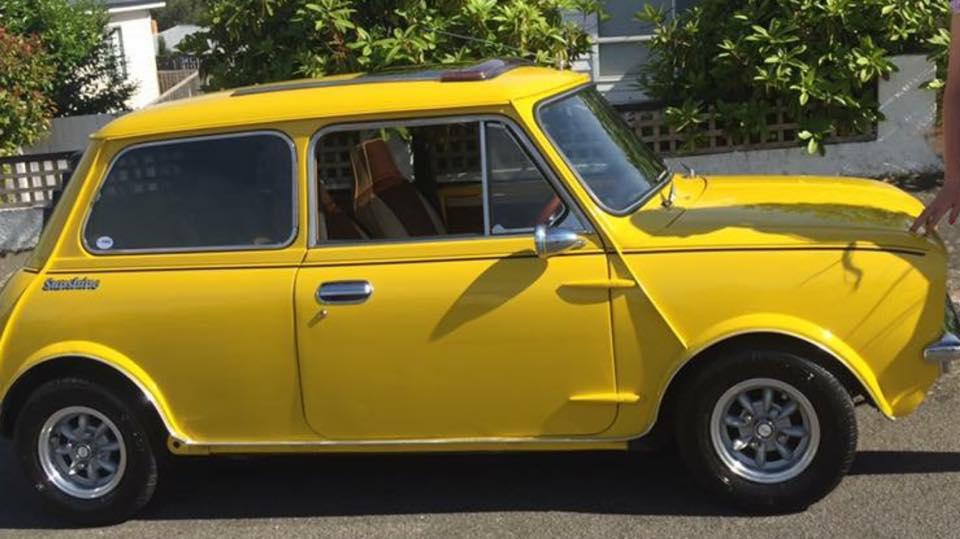 Fully restored 1977 Leyland Mini Sunshine Yellow Devil pictures 2018 restored Tasmania (12).jpg