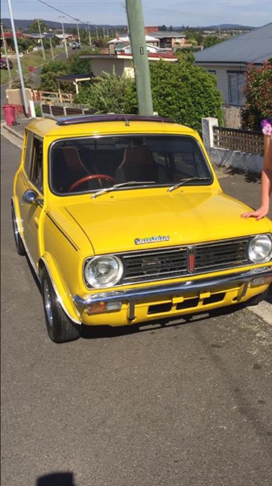 Fully restored 1977 Leyland Mini Sunshine Yellow Devil pictures 2018 restored Tasmania (13).jpg