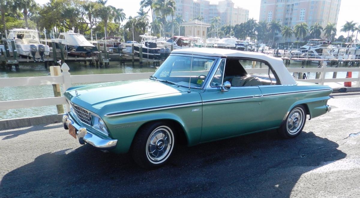 Green 1964 Sudebaker Daytoina Convertible V8 Florida (3).jpg