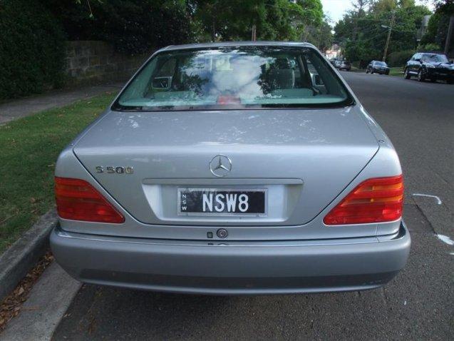 Grey silver C140 Mercedes S500 Coupe 1994 Australia classic (16).jpg