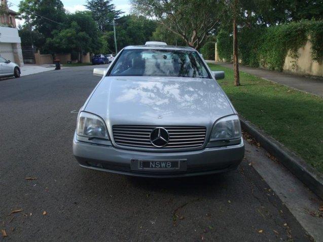 Grey silver C140 Mercedes S500 Coupe 1994 Australia classic (2).jpg