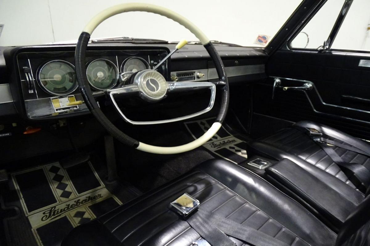 Interior images 1964 STudebaker Daytona convertible black vinyl (11).jpg