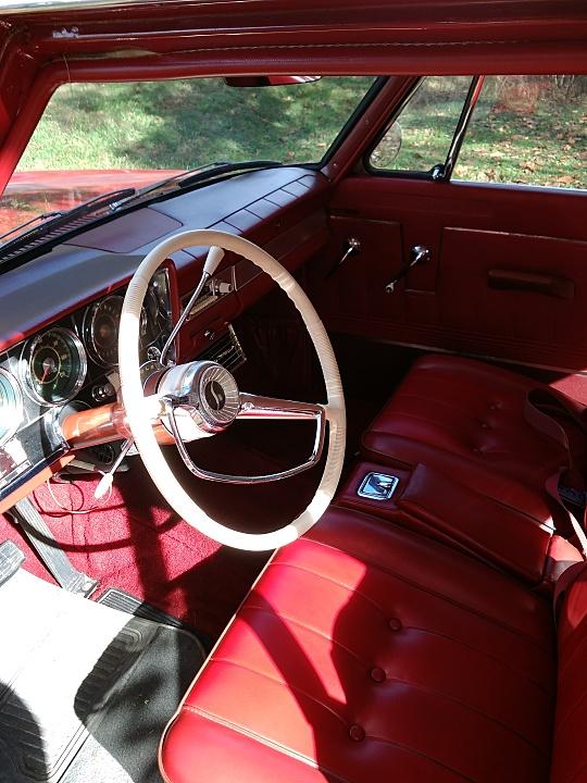 Interior images 1965 Studebaker Daytona Sports Sedan Red vinyl (9).jpg