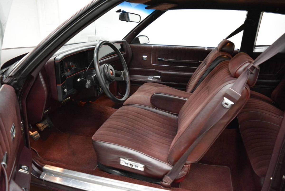 Interior images 1987 Chevy Monte Carlo SS Aerocoupe Maroon burgundy paint (24).jpg