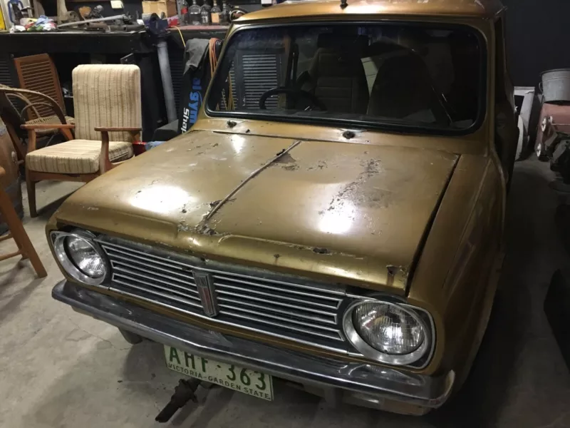 Leyland Mini 1275 LS 2021 project car unrestored nugget gold paint (7).png