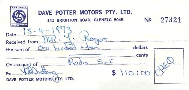 Leyland Mini Clubman GT Australia purchase receipt (2).jpg