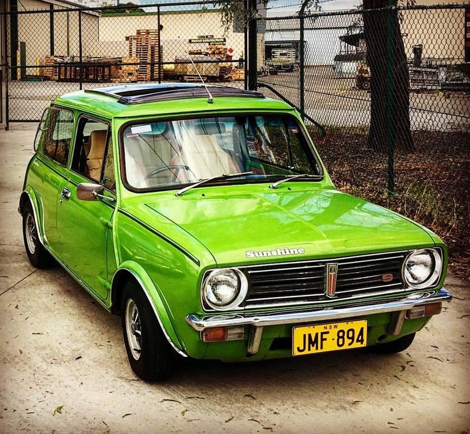 Leyland Mini S Sunshine 1977 Jade Green exterior images shots NSW (10).jpg