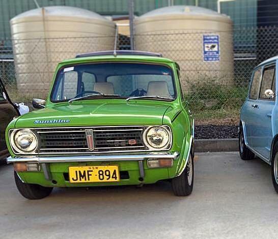 Leyland Mini S Sunshine 1977 Jade Green exterior images shots NSW (15).jpg