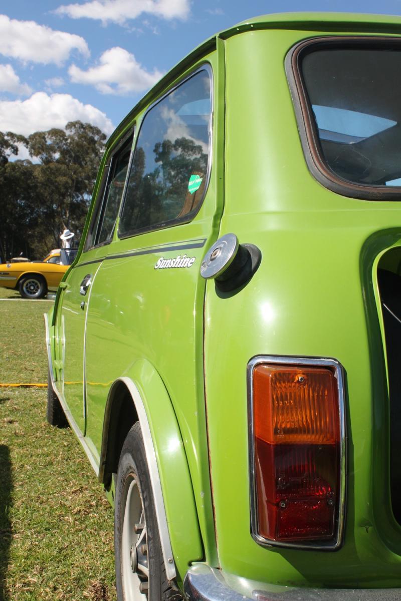 Leyland Mini S Sunshine 1977 Jade Green exterior images shots NSW (8).jpg