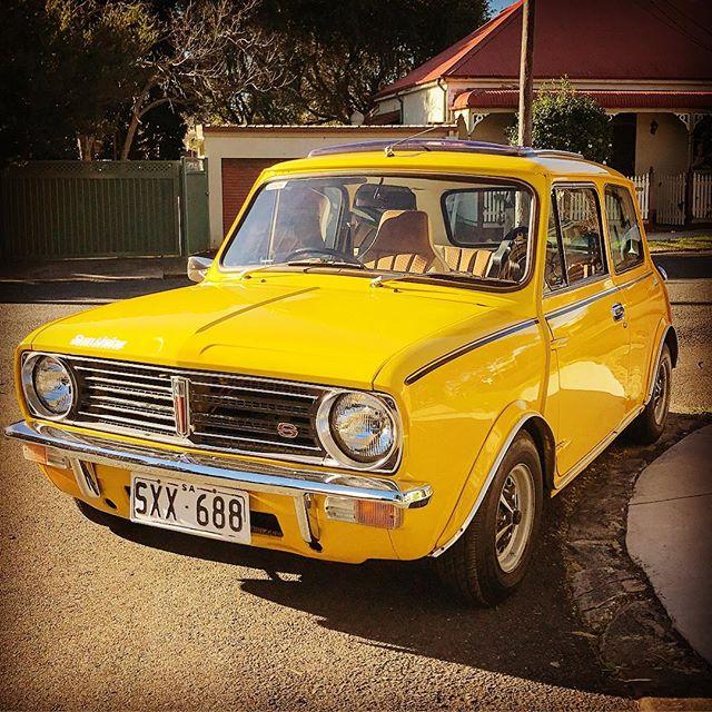 Leyland Mini Sunshine Yellow Devil colour images all original 1977 Adelaide SA (1).jpg