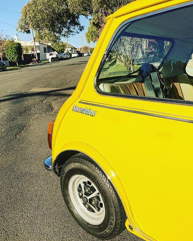 Leyland Mini Sunshine Yellow Devil colour images all original 1977 Adelaide SA (2).jpg