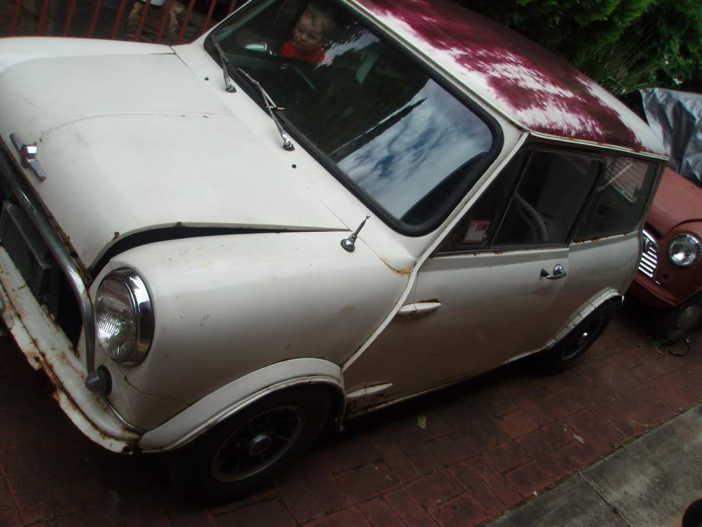 MK1 Morris Cooper S Australia Burgundy on Snow White 1.jpg