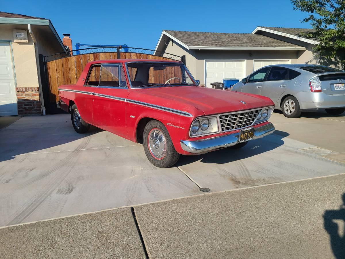 Maroon Studebaker Daytona hardtop 1964 unrestored images (1).jpg