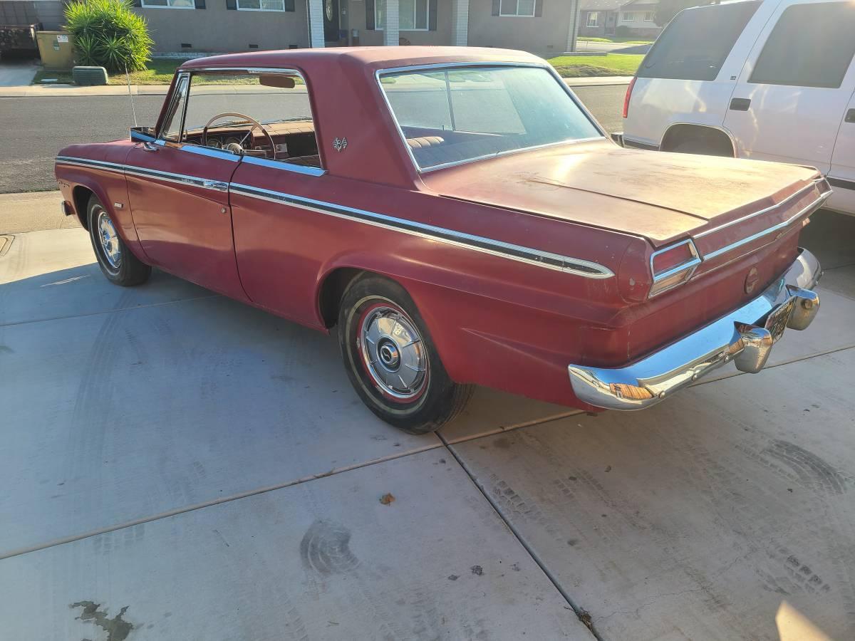 Maroon Studebaker Daytona hardtop 1964 unrestored images (5).jpg