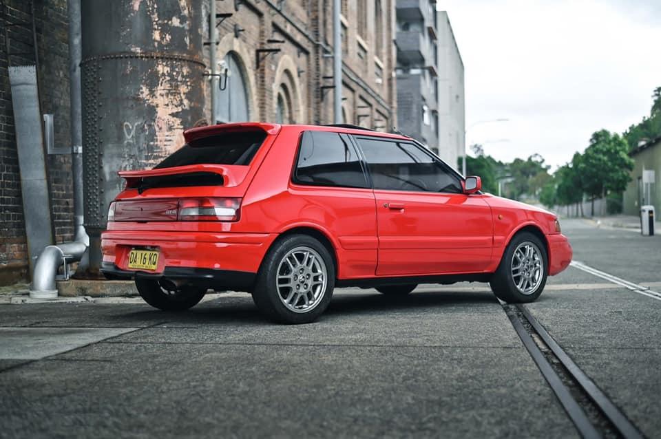 Mazda Familia GTR Red Group A images Australian import (4).jpg