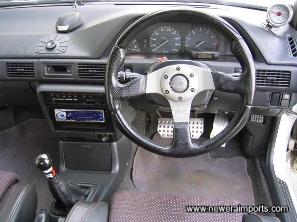 Mazda Familia GTR white Group A car interior trim(37).jpg