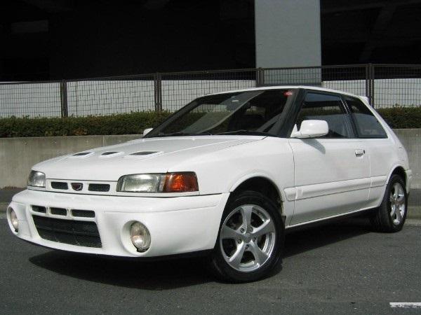 Mazda Familia GTR white Group A car rare (17).jpg