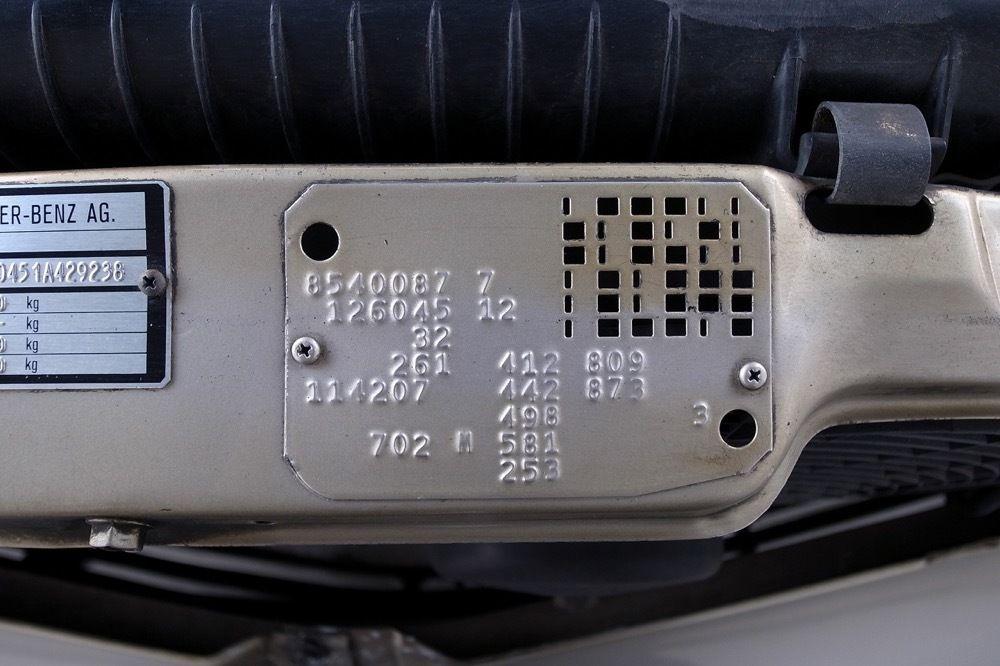 Mercedes 560 SEC AMG 6.0l exterior image options plate.jpg