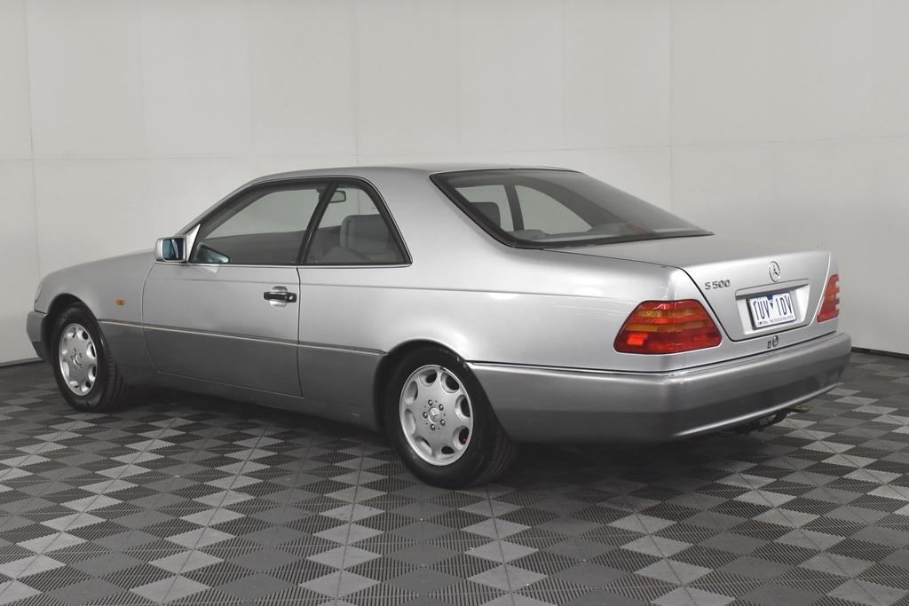 Mercedes Silver over Grey S500 coupe 1994 for sale 2022 Australia (5).jpg