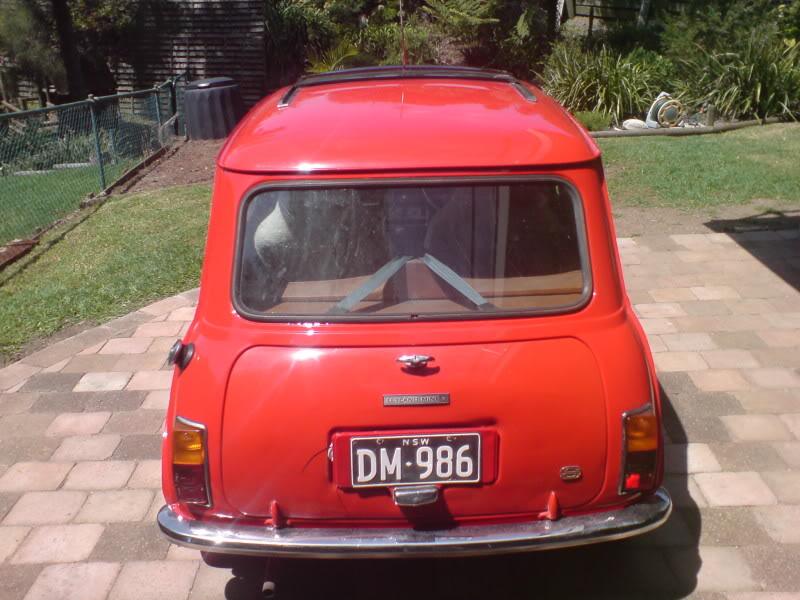 Mini S 1977 Sunshine with sunroof Australian Leyland Images Red (5).jpg