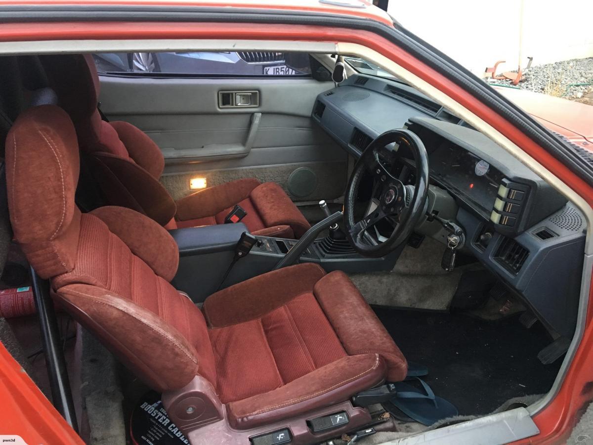 Mitsubishi Starion GSR Turbo Red race prepared roll cage (7).jpg