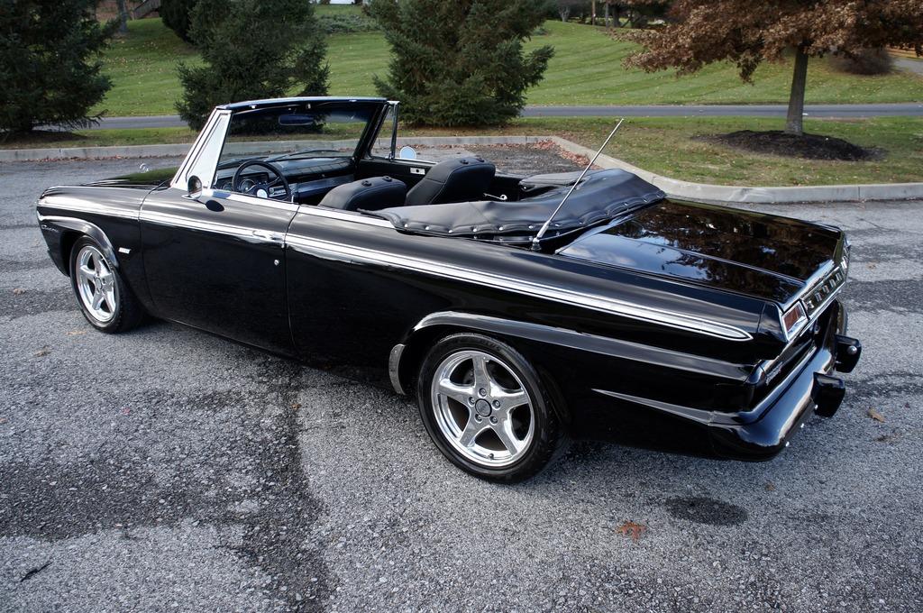 Modified 1964 Studebaker Daytona convertible Black chevy engine conversion (15).jpeg