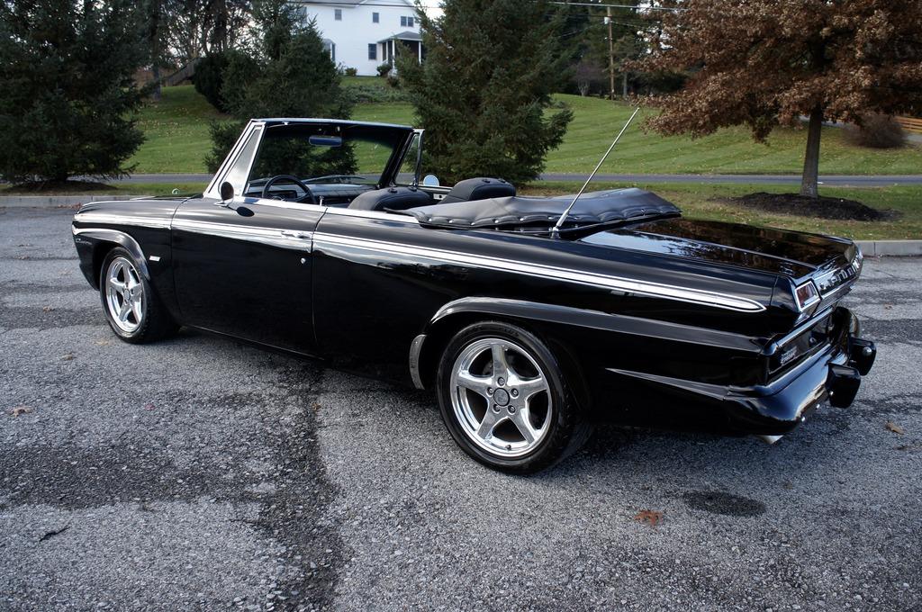 Modified 1964 Studebaker Daytona convertible Black chevy engine conversion (16).jpeg