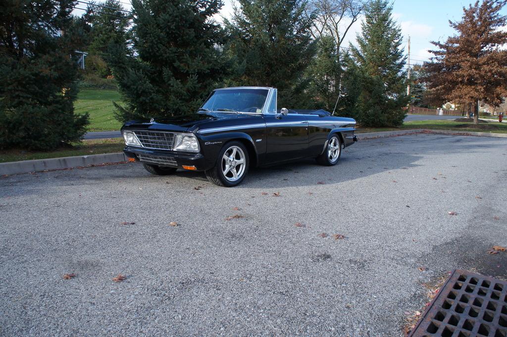 Modified 1964 Studebaker Daytona convertible Black chevy engine conversion (16).jpg