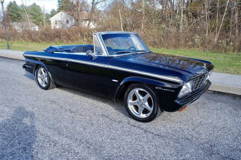 Modified 1964 Studebaker Daytona convertible Black chevy engine conversion (2).jpeg