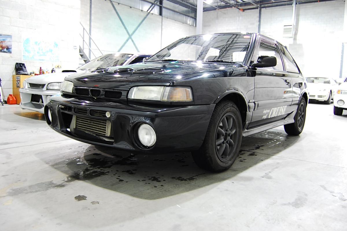 Modified black 1992 Mazda Familia GTR located Montreal Canada  (3).JPG