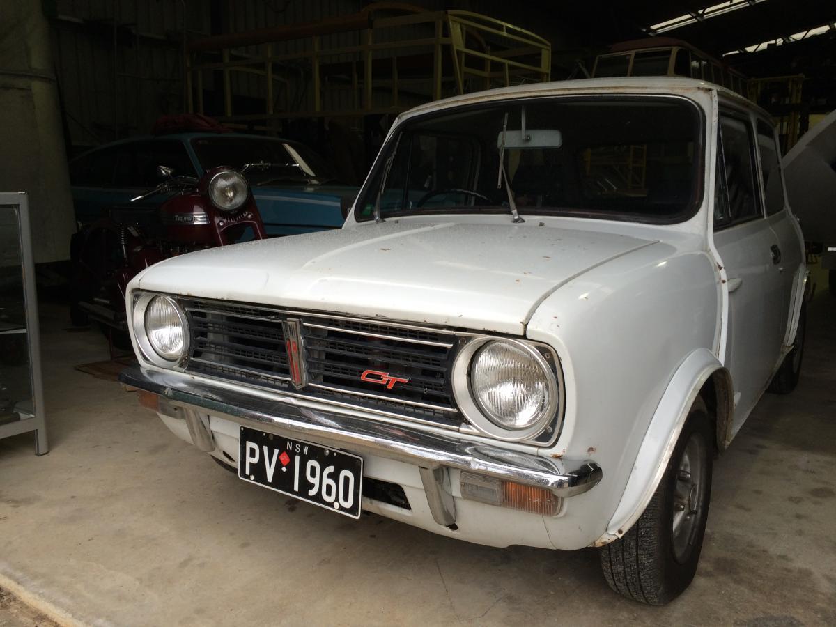 Morris Mini Clubman GT 1972 ex-police vehicle Australia (31).JPG