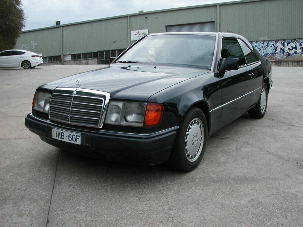 Navy Blue 1990 Mercedes 300CE-24 CE coupe Australia images (1).jpg