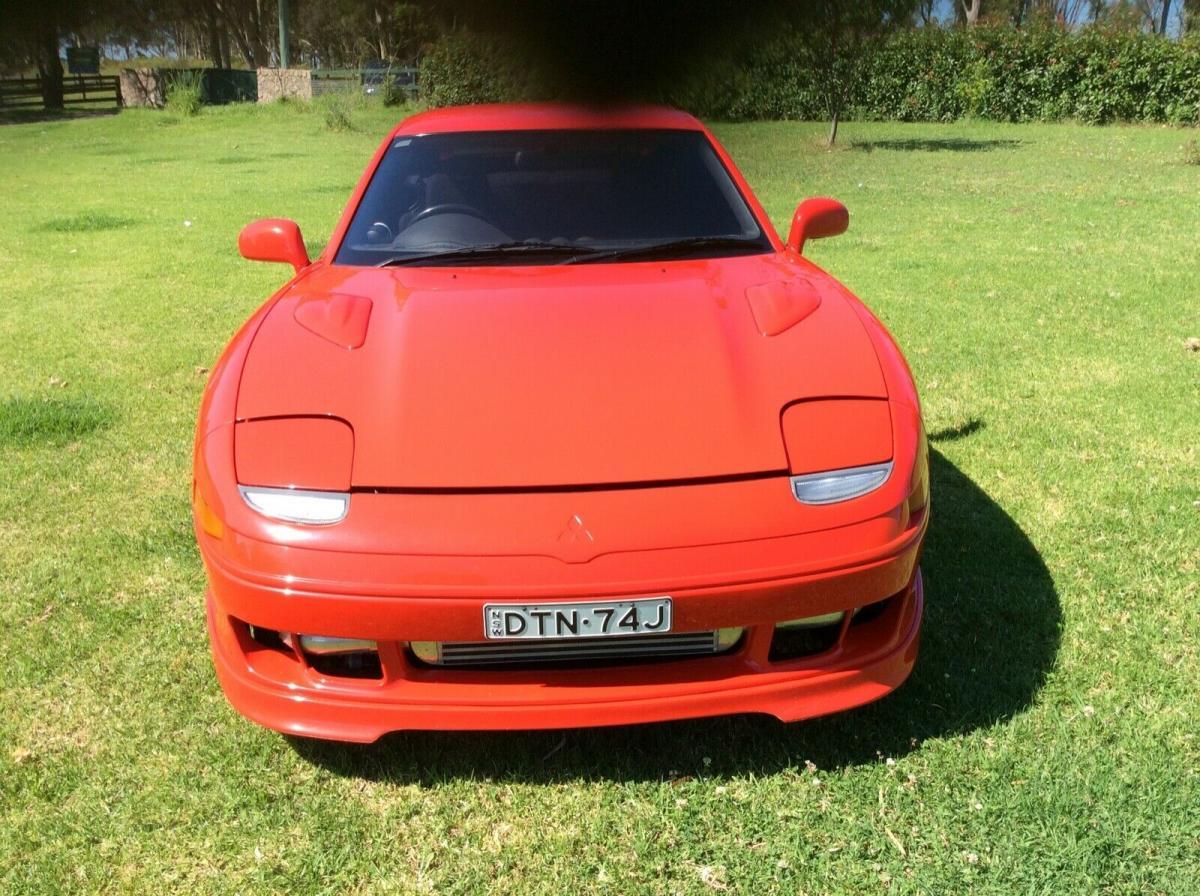 Passion Red 1993 Mitsubishi 3000 GT coupe hatch images Australia (2).jpg