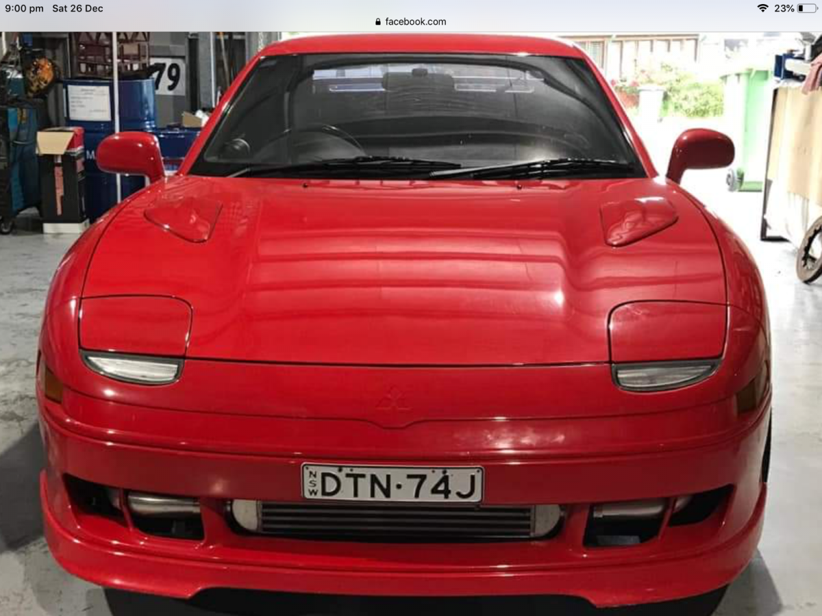 Passion Red 1993 Mitsubishi 3000 GT coupe hatch images Australia (2).png