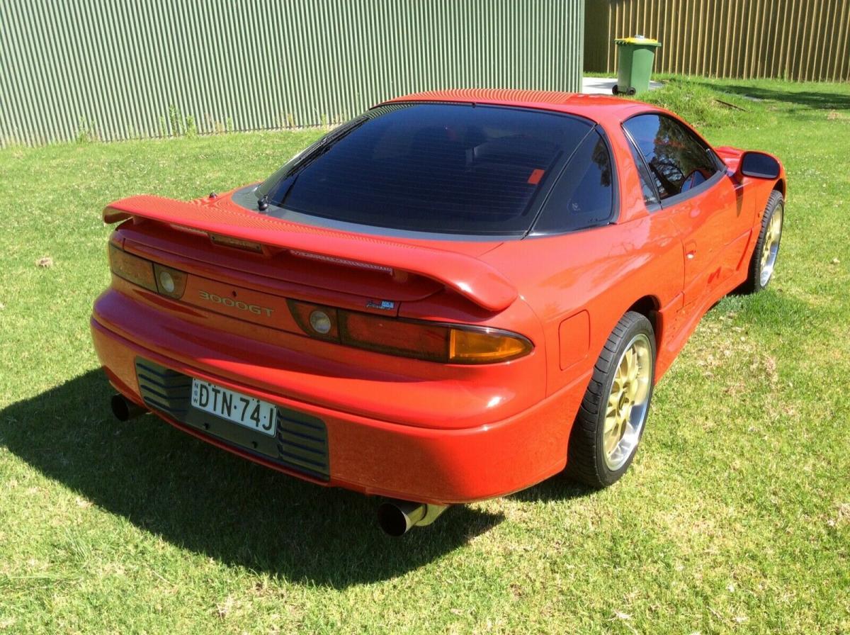 Passion Red 1993 Mitsubishi 3000 GT coupe hatch images Australia (4).jpg