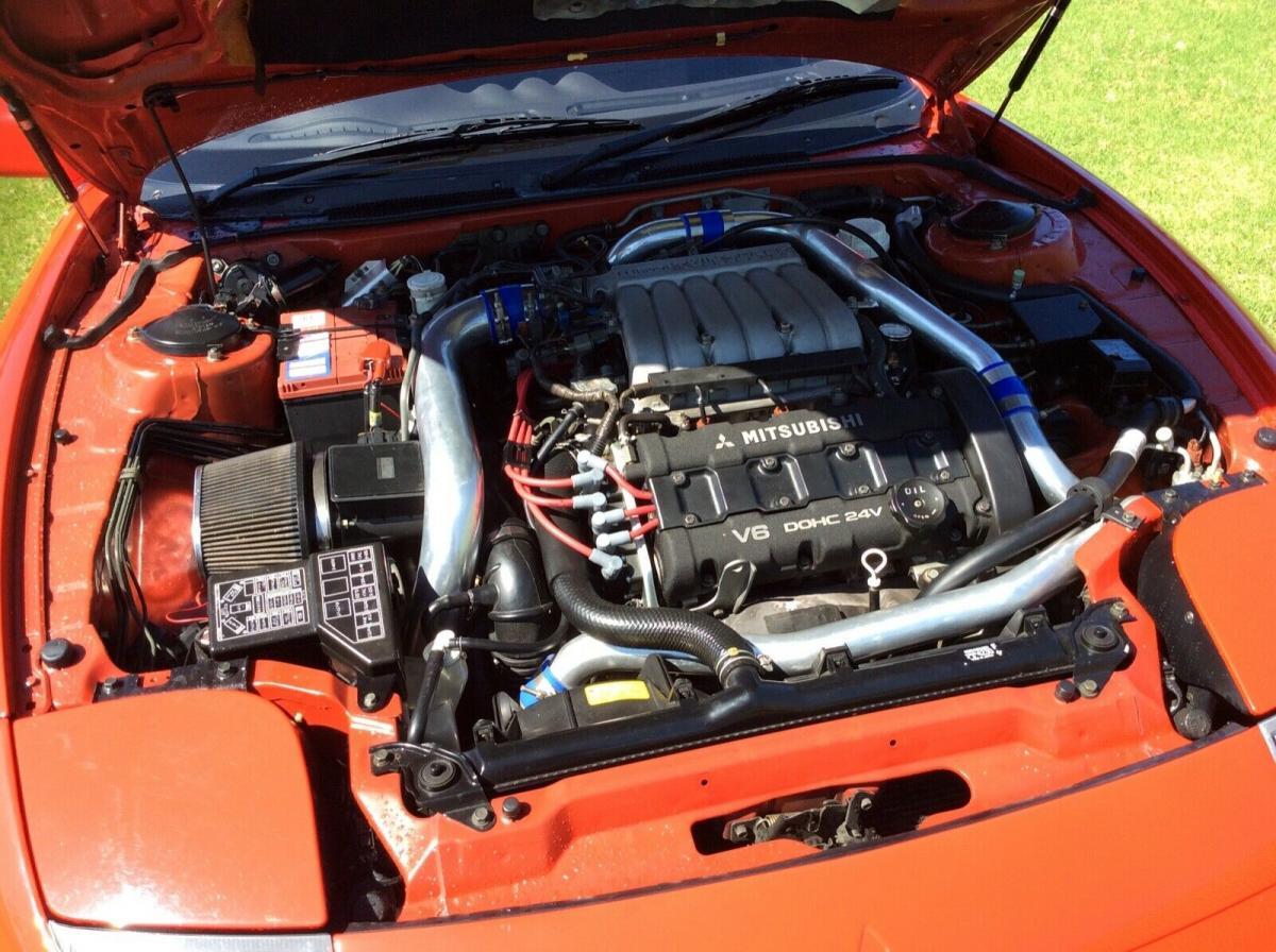 Passion Red 1993 Mitsubishi 3000 GT coupe hatch images Australia (7).jpg