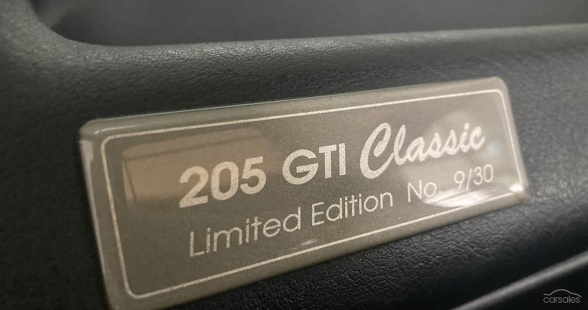 Peugeot 205 GTi Classic 1994 Build number 9 for sale Australia (10).jpg