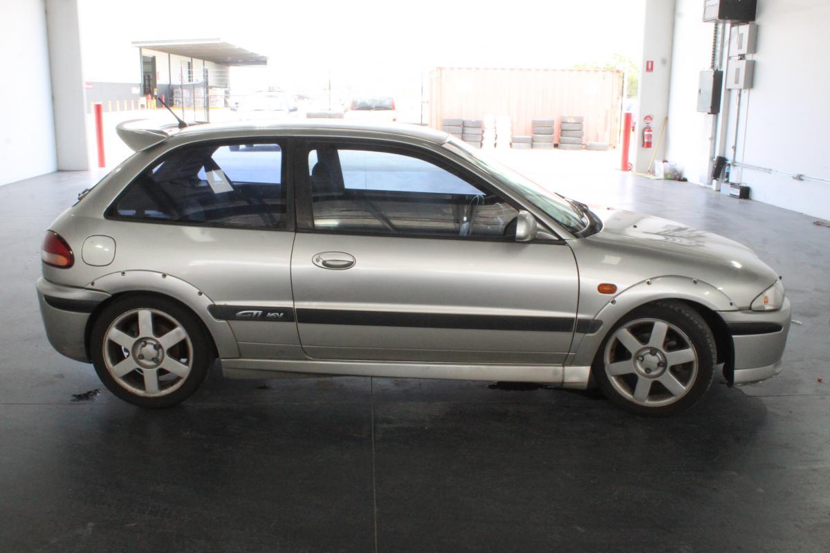 Proton Satria GTi Australia silver images 2003 model hatch unrestored (3).jpg