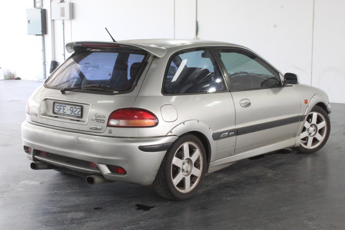 Proton Satria GTi Australia silver images 2003 model hatch unrestored (4).jpg