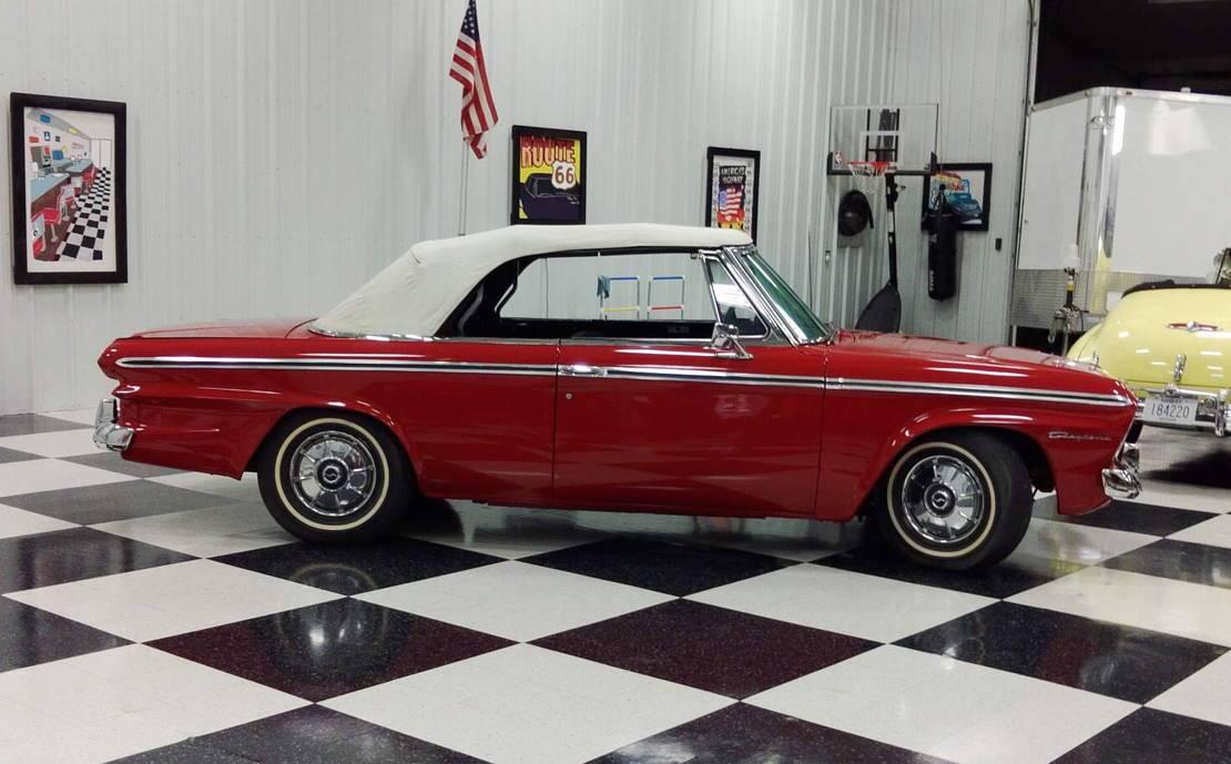 Red 1964 Studebaker Daytona convertible rare restored 2021 for sale (11).jpg