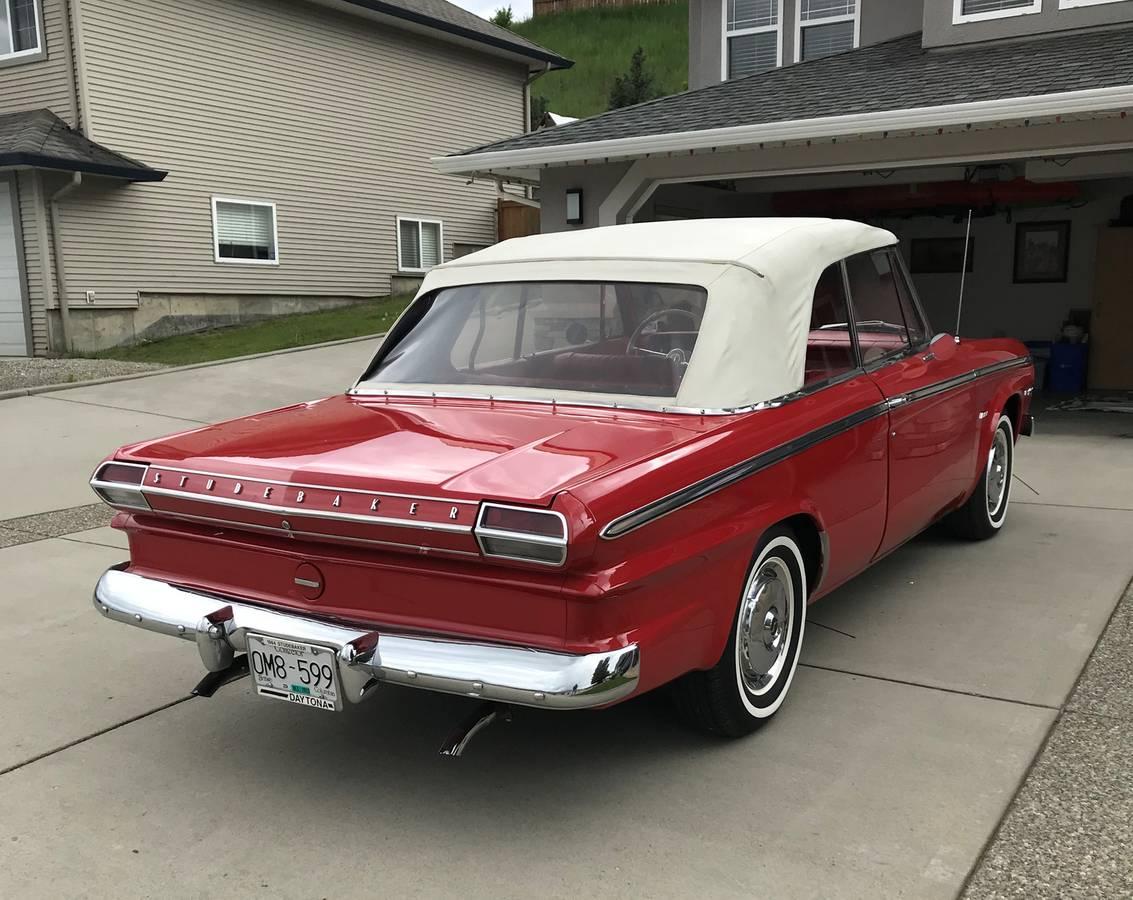 Red Studebaker Daytona convertible cabriolet for sale Canada 2022 (4).jpg