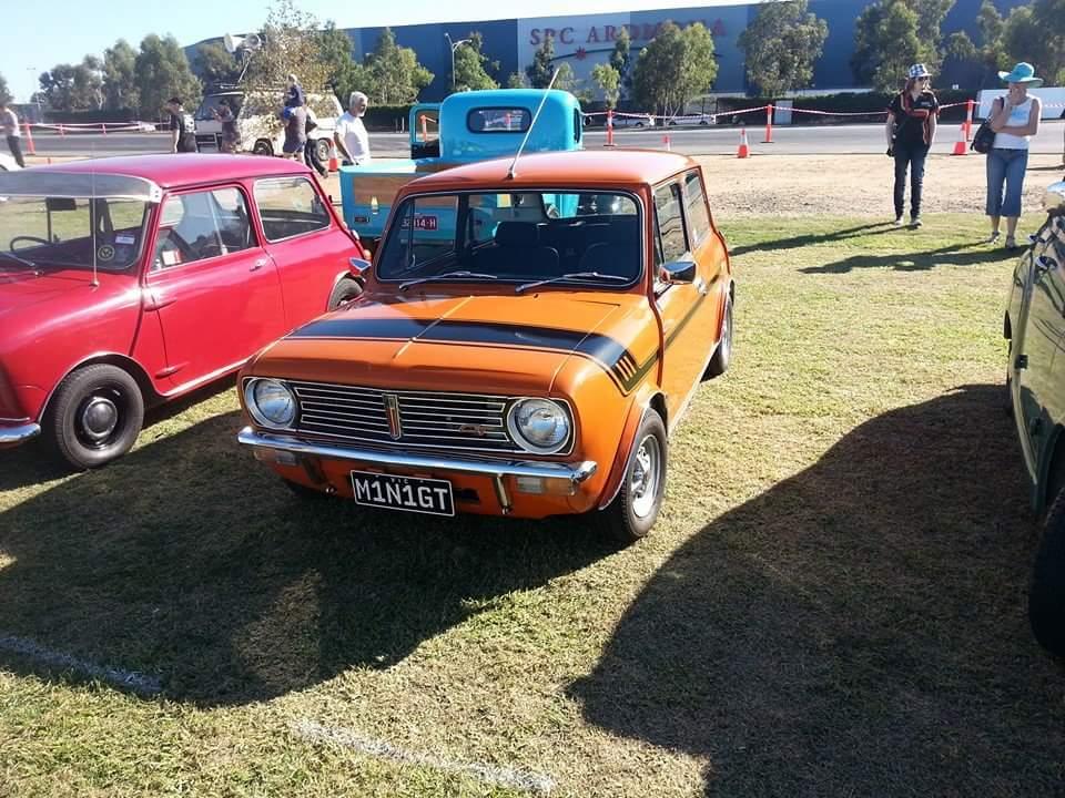 Restored Australian Leyland Mini Clubman GT Cadiz Orange 1972 (1).jpg