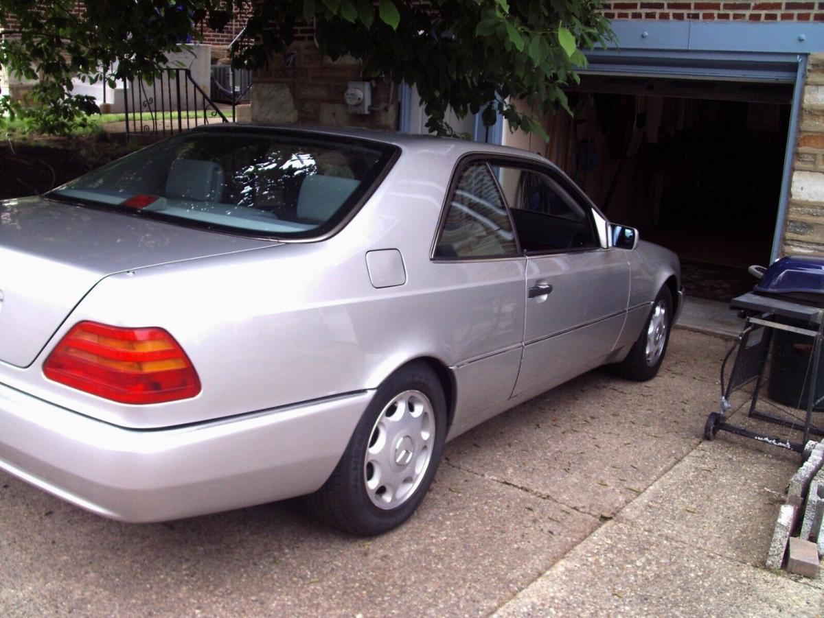 Silver 1996 CL500 S500 coupe C140 images USA (12).jpg