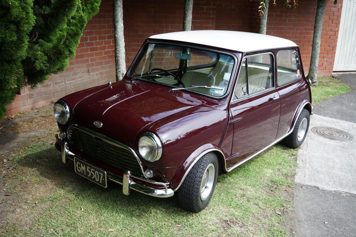 Special Burgundy MK2 1969 Morris Mini Cooper S in New Zealand (4).jpg