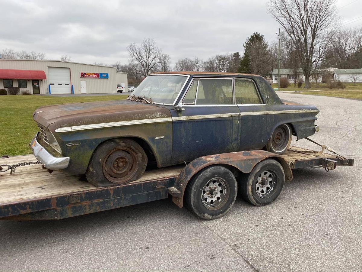 Strato Blue 1964 Studebaker Daytona hardtop coupe 2 door unrestored images (1).jpg