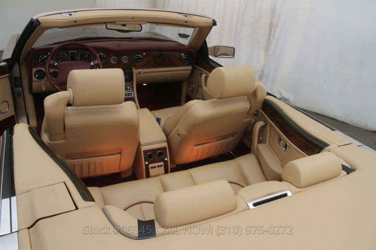 Sunrise Pearl 2001 Rolls Royce Corniche burfundy top (13).jpg