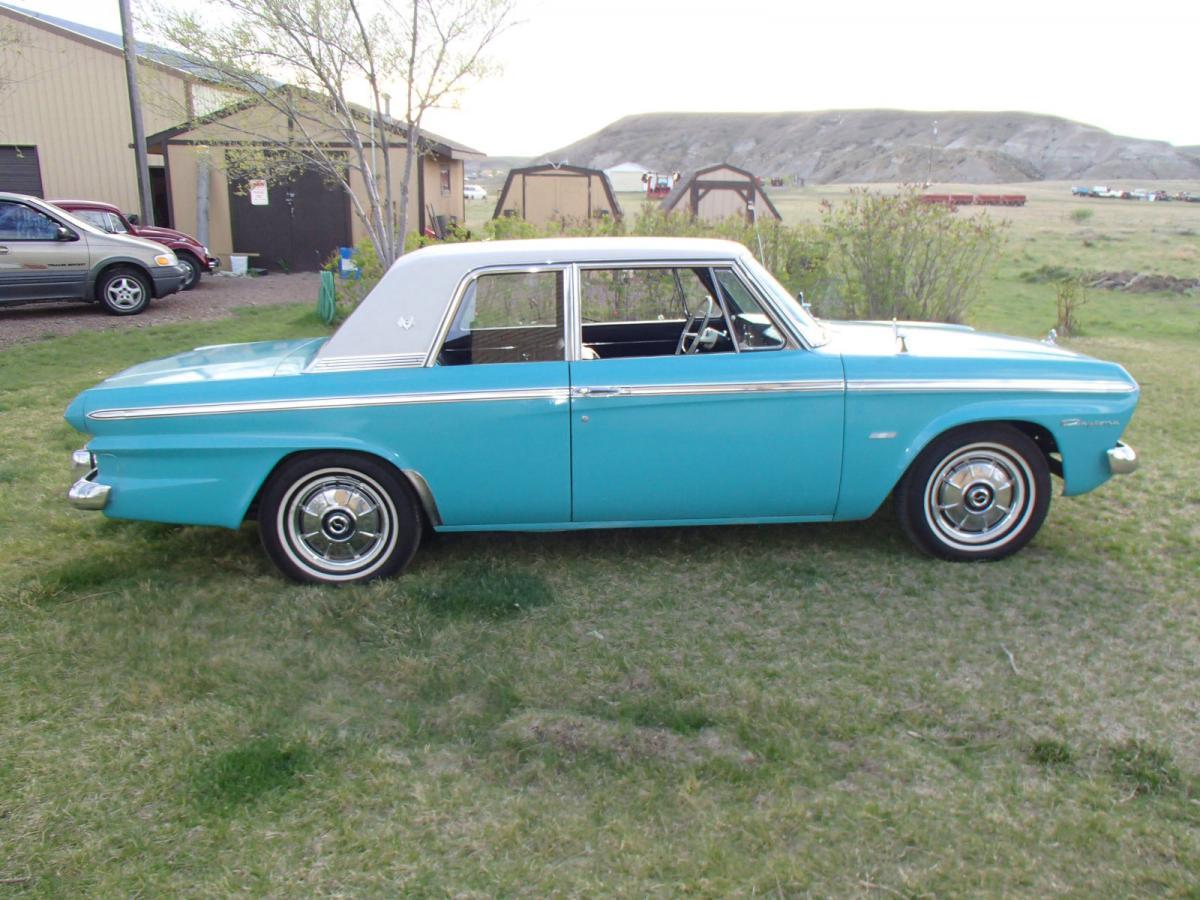 Tahitian Turquoise 1965 Studebaker Daytona Sport Sedan white vinyl roof register (3).jpg