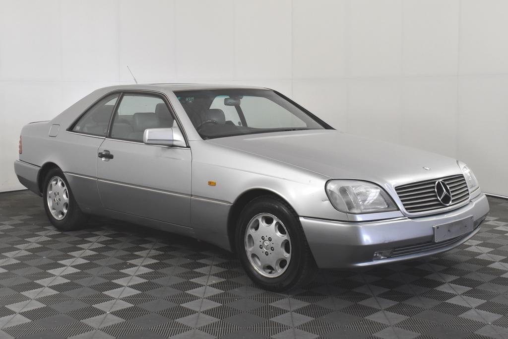 Two tone silver 1993 Mercedes C140 S500 Australian delivered for sale (3).jpg