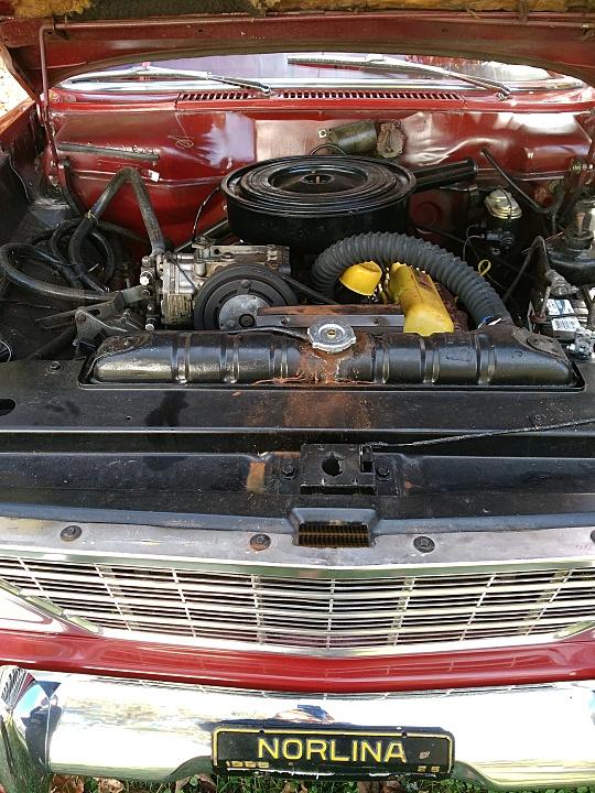 V8 engine 283ci Studebaker Daytona Sports Sedan.jpg