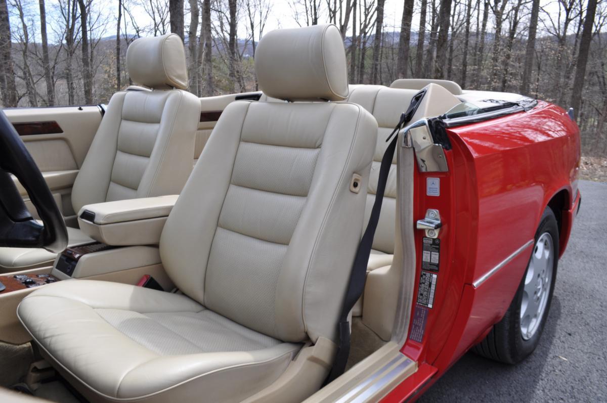 W124 Mercedes 300CE Cabriolet red with creme interior images Classic Register (23).jpg